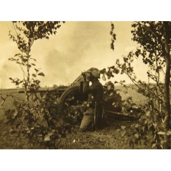 Foton av en tysk infanterisoldat. Espenlaub militaria